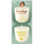 Vonné svíčky do svícnu BOLSIUS CleanLight ~24h Grapefruit Ginger 2 ks.