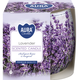 Świeca zapachowa BISPOL Aura sn71s-09 (Lawenda) ~20h