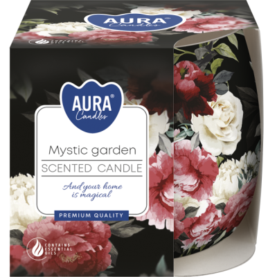 Świeca zapachowa BISPOL Aura sn71s-50 (Mistyczny ogród) ~20h
