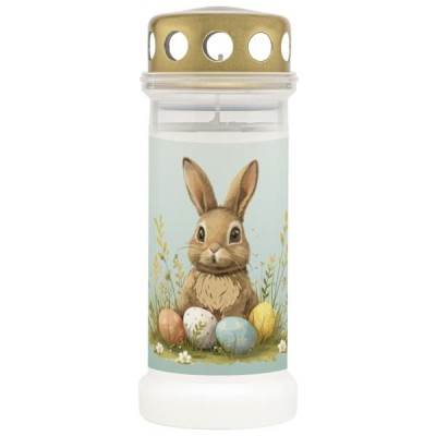 Plastic candle filled with water BOLSIUS No. 6L Easter Bunny 17cm ~70h
