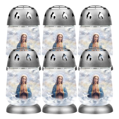 Znicze BOLSIUS 2S 04 Maria Aureola 17cm 24h 6 sztuk