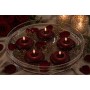 Bolsius BAG floating candles 4.5h 20 pieces velvet red