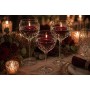 Bolsius BAG floating candles 4.5h 20 pieces velvet red