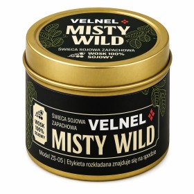 Świeca zapachowa sojowa w puszce VELNEL ZS-05 Mglista Dzicz 63g
