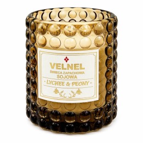 Scented soy candle in glass VELNEL ZS-04 Lychee & Peony 152g