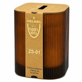 Vonná sójová sviečka v skle VELNEL ZS-01 Orange Glow 234g
