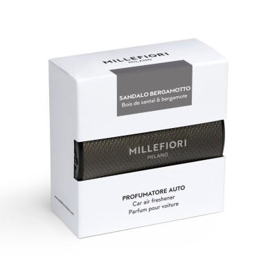 Osviežovač vzduchu do auta na mriežku MILLEFIORI Milano ICON SANDALO BERGAMOTTO