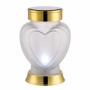 Solar LED lantern SUBITO SL4 Heart matte (S1058) cold white 18cm
