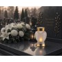Solar LED lantern SUBITO SL4 Heart matte (S1059) yellow 18cm