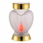 Solárny LED lampáš SUBITO SL4 Srdce matný (S1060) červený 18cm