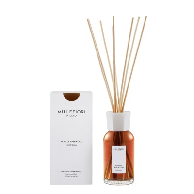Dyfuzor pałeczki zapachowe MILLEFIORI VANILLA & WOOD 77DDDV 250ml