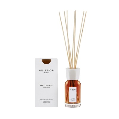 Dyfuzor pałeczki zapachowe MILLEFIORI VANILLA & WOOD 77MDDV 100ml
