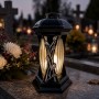 Znicz kapliczka GLAMOUR Lampion Luna R3 srebrny 31cm