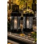 Znicz kapliczka GLAMOUR Lampion Kolumna R3 srebrny 27cm