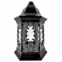 GLAMOUR chapel candle Lantern L-13 R2 silver 27cm