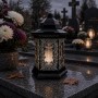 GLAMOUR chapel candle Lantern L-13 R2 silver 27cm