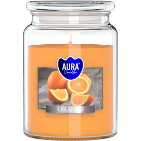 Vonná sviečka BISPOL Aura snd99-63 (Oranžová) ~100h