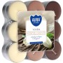 BISPOL Aura p15-18-67 scented tealights (Vanilla) 4h 18 pieces