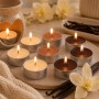 BISPOL Aura p15-18-67 scented tealights (Vanilla) 4h 18 pieces