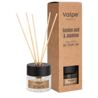 BISPOL Valpe VD-008-521 Vôňový difuzér (zlatý oud a jazmín) 50ml