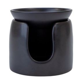 Ceramic burner for scented waxes BISPOL Aura AWB-002-002 black