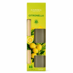 Aroma difuzér se sadou tyčinek D-AROMA (Citronella) 2x105ml