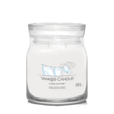Vonná svíčka Yankee Candle Clean Cotton střední 368 g