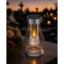 Solární LED vložka pro kaplovou svíčku SUBITO (S1095) 85mm stříbrný panel