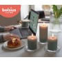 Candlestick, glass plate, round candle base, BOLSIUS 11 cm