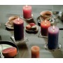 Candlestick, glass plate, round candle base, BOLSIUS 11 cm