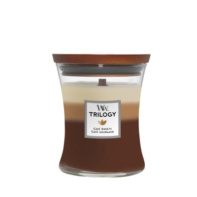 Vonná svíčka WoodWick Café Sweets střední 275 g