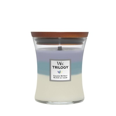 Vonná sviečka WoodWick Calming Retreat stredná 275 g