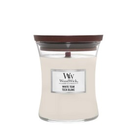Vonná svíčka WoodWick White Teak střední 275 g