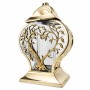 Znicz kapliczka lampion Serce Drzewo duży złoty 33 cm