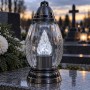 Świeca LED Sunlight szara - zimne światło (A7163W)