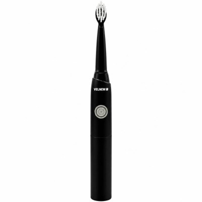 VELNEW sonic toothbrush, black, 13,000 vibrations/min, two heads