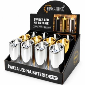 Směs LED slunečních svíček (A7150) 12 kusů