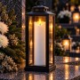 Agnes LED svíčky vlna bílý teplý plamen 17,5 cm 12 kusů