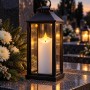 Agnes LED svíčky vlna bílý teplý plamen 15 cm 12 kusů