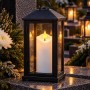Świece LED Agnes fala biała ciepły płomień 12,5 cm 12 sztuk