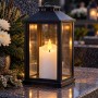 Świece LED Agnes fala biała ciepły płomień 10 cm 12 sztuk