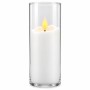 Świece LED Agnes tuba biała ciepły płomień 15 cm 12 sztuk