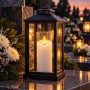 Świece LED Agnes tuba biała ciepły płomień 15 cm 12 sztuk