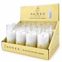 Świece LED Agnes tuba biała ciepły płomień 12,5 cm 12 sztuk