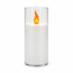 Sunlight LED candle (A7190) white tube moving flame 12.5 cm 1 piece