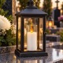 Sunlight LED candle (A7190) white tube moving flame 12.5 cm 1 piece