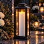 Agnes LED candle wave white warm flame 17.5 cm 1 piece