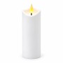 Świeca LED Agnes fala biała ciepły płomień 15 cm 1 sztuka