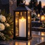 Agnes LED svíčka vlna bílá teplý plamen 15 cm 1 kus