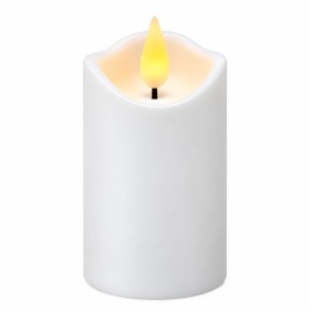 Agnes LED svíčka vlna bílá teplý plamen 10 cm 1 kus